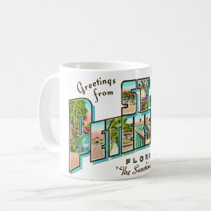 Vintage St Petersburg FL Mug
