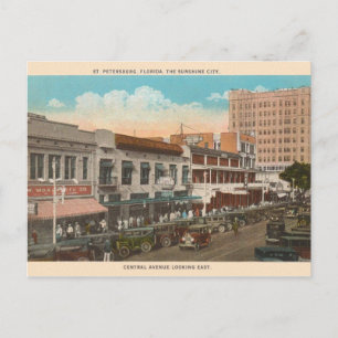 Vintage St. Petersburg Florida Postcard