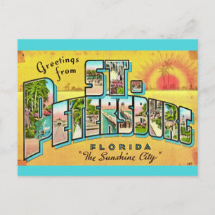 Vintage St Petersburg Florida Postcard