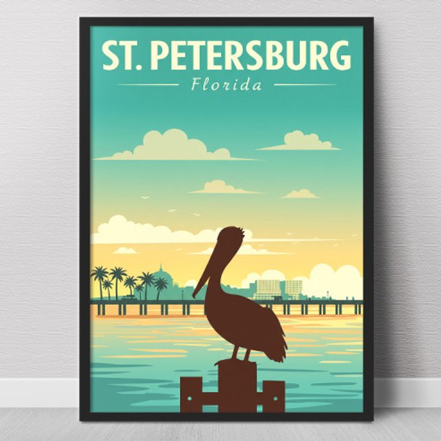 Vintage St. Petersburg Florida Poster (Creator Uploaded)