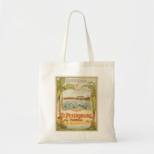 Vintage St Petersburg Florida The Sunshine City Tote Bag