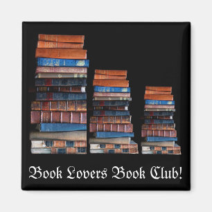 VIntage Stack of Old Books Magnet