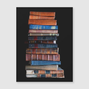 VIntage Stack of Old Books Postcard