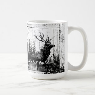 Vintage Stag Deer World's Best Dad, Father Coffee Mug