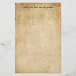 Vintage Stained Stationery Paper 1
