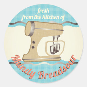Vintage stand mixer from the kitchen of sticker