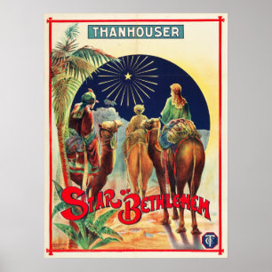 Vintage Star of Bethlehem Hollywood Silent Movie Poster