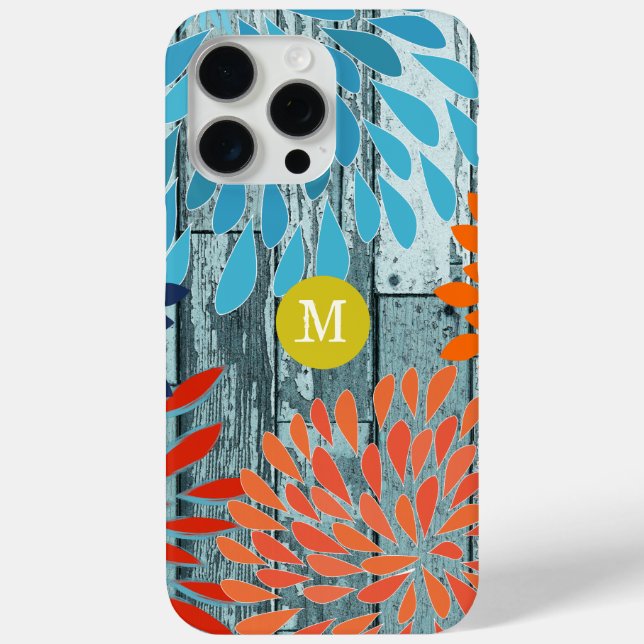 Vintage StarBurst Flower Personalised  Case-Mate iPhone Case (Back)