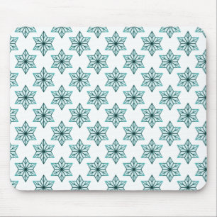 Vintage Starburst Mousepad, Teal Mouse Mat