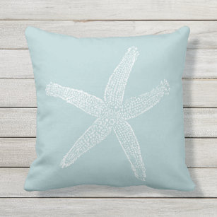 seafoam blue throw pillows