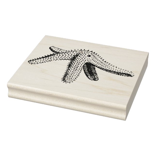 Vintage Starfish Rubber Art Stamp (Stamp)
