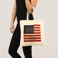 Vintage Stars and Stripes Weathered American Flag