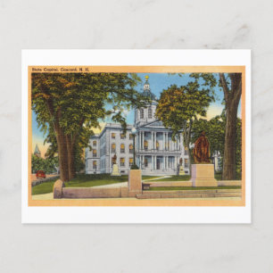 Vintage State Capitol Concord, New Hampshire Postcard