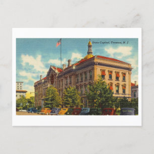 Vintage State Capitol, Trenton, New Jersey Postcard
