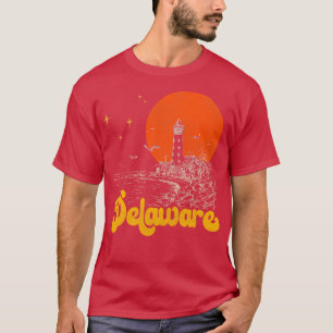 Vintage State of Delaware Mid Century Distressed A T-Shirt