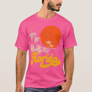 Vintage State of Florida Mid Century Distressed Ae T-Shirt