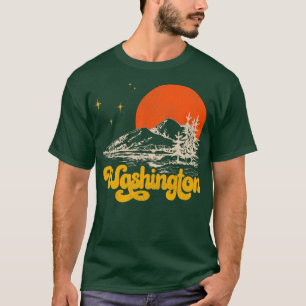 Vintage State of Washington Mid Century Distressed T-Shirt