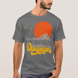 Vintage State of Wisconsin Mid Century Distressed T-Shirt