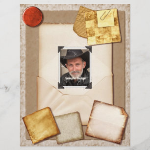 Vintage Stationary YOUR Photo Flyer