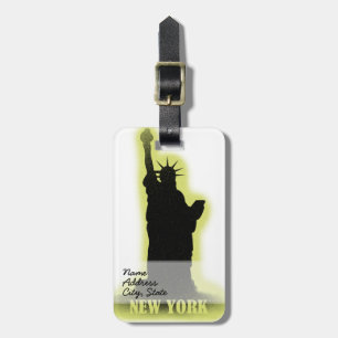 Vintage Statue Of Liberty 2 Luggage Tag