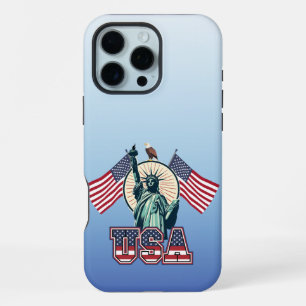 Vintage, Statue of Liberty iPhone Case