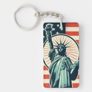 Vintage, Statue of Liberty Key Ring