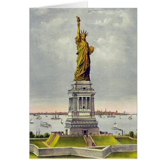 Vintage Statue of Liberty New York Travel (Front)