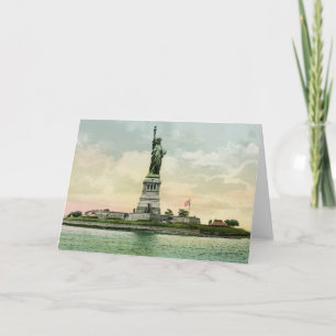 Vintage "Statue of Liberty" Poster. New York. Card
