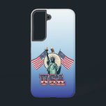 Vintage, Statue of Liberty  Samsung Galaxy Case<br><div class="desc">.</div>
