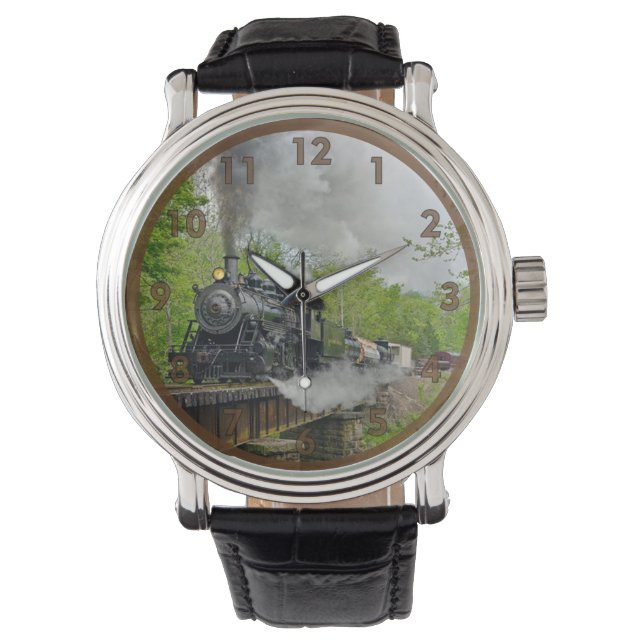 Vintage Steam Engine Train Watch (Front)