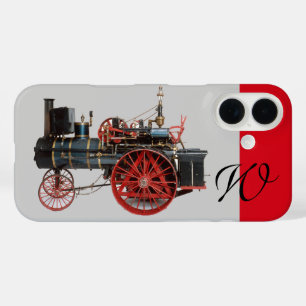 VINTAGE STEAM LOCOMOTIVE MONOGRAM iPhone 16 CASE