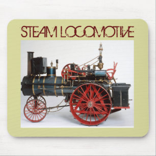 VINTAGE STEAM LOCOMOTIVE MOUSE MAT