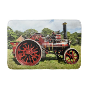VINTAGE STEAM TRACTION ENGINE BATH MAT