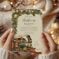 Vintage Steam Train Christmas