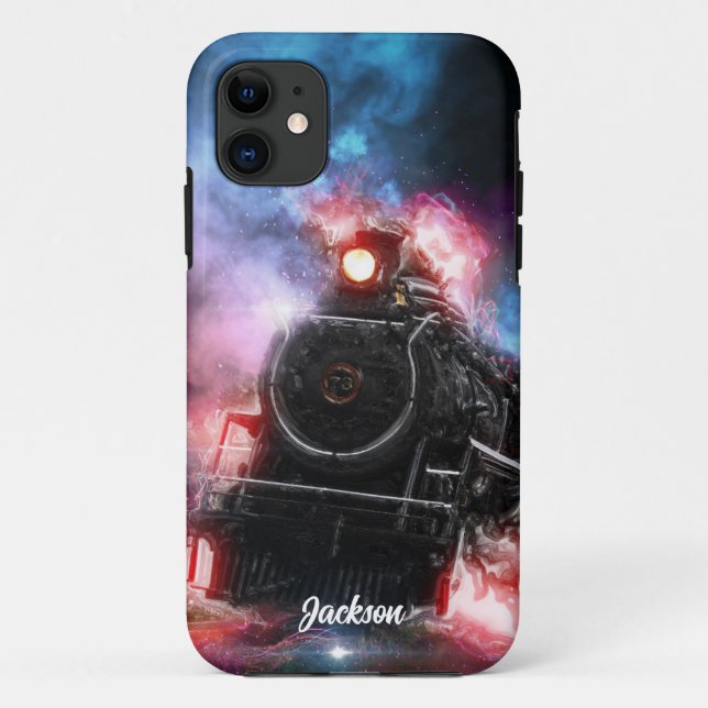 Vintage  Steam Train  Engine  Case-Mate iPhone Case (Back)