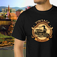 Vintage Steam Train Engine Railroads