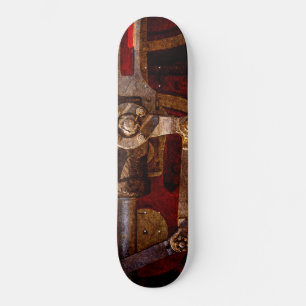 Vintage steam train gear skateboard