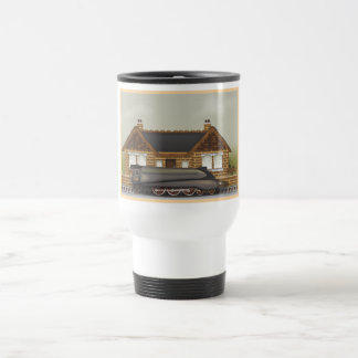 Vintage Steam Train in Station Travel Mug