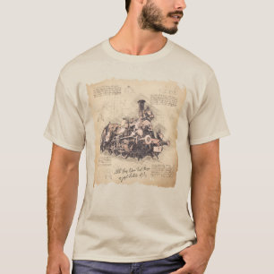 Vintage Steam Train / Locomotive Art. Driver Gift T-Shirt