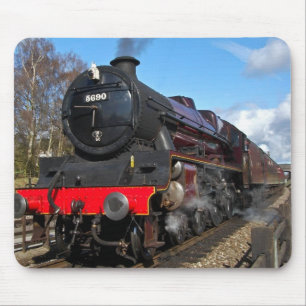 Vintage steam train mouse mat