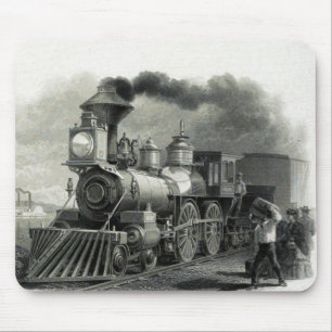 Vintage Steam Train Mouse Mat