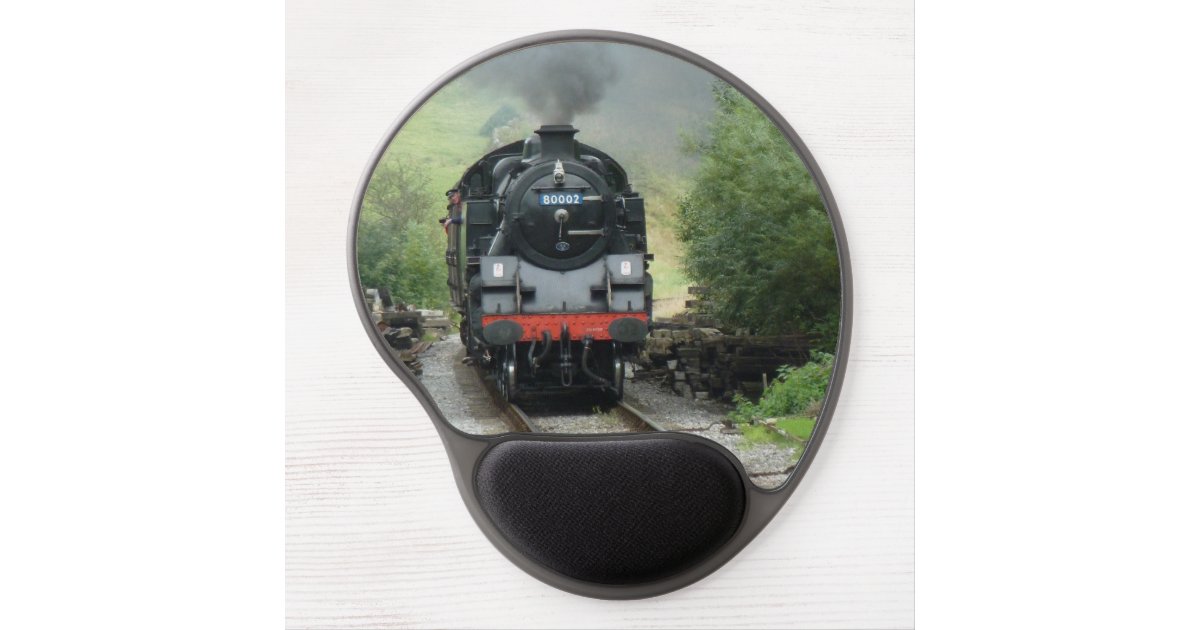 Vintage Steam Train Mousepad Gel Mouse Mat Zazzle.co.uk
