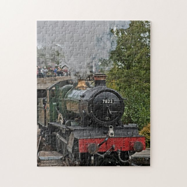 Vintage Steam Train Photo Jigsaw Puzzle (Vertical)