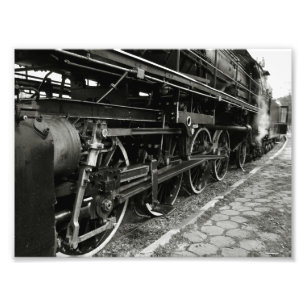 Vintage Steam Train Photo Print