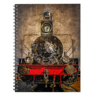 Vintage Steam Train - The Veteran Notebook