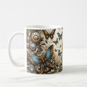 Vintage Steampunk Butterflies  Coffee Mug