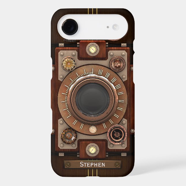 Vintage Steampunk Camera #1C Case-Mate iPhone Case (Back)