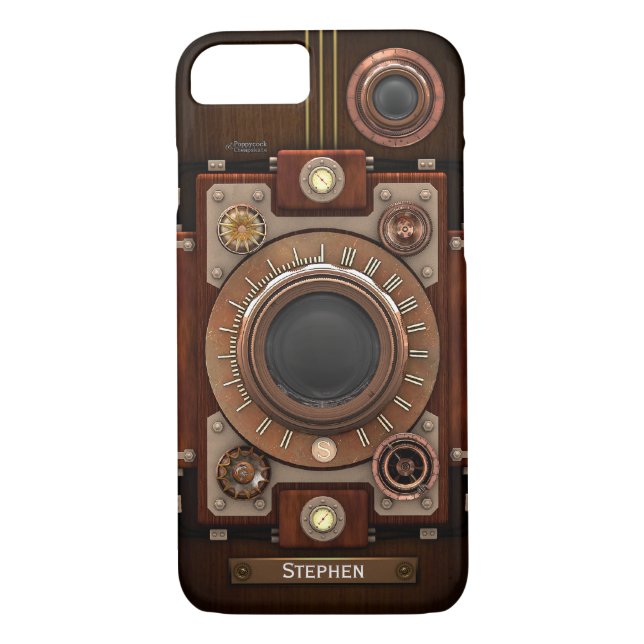 Vintage Steampunk Camera #1C Case-Mate iPhone Case (Back)
