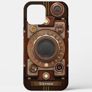 Vintage Steampunk Camera #1C iPhone 12 Pro Max Case
