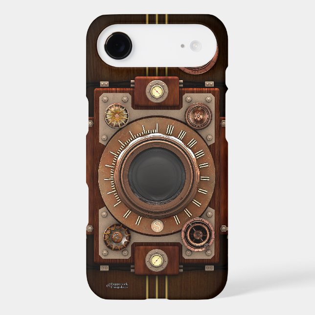 Vintage Steampunk Camera Case-Mate iPhone Case (Back)